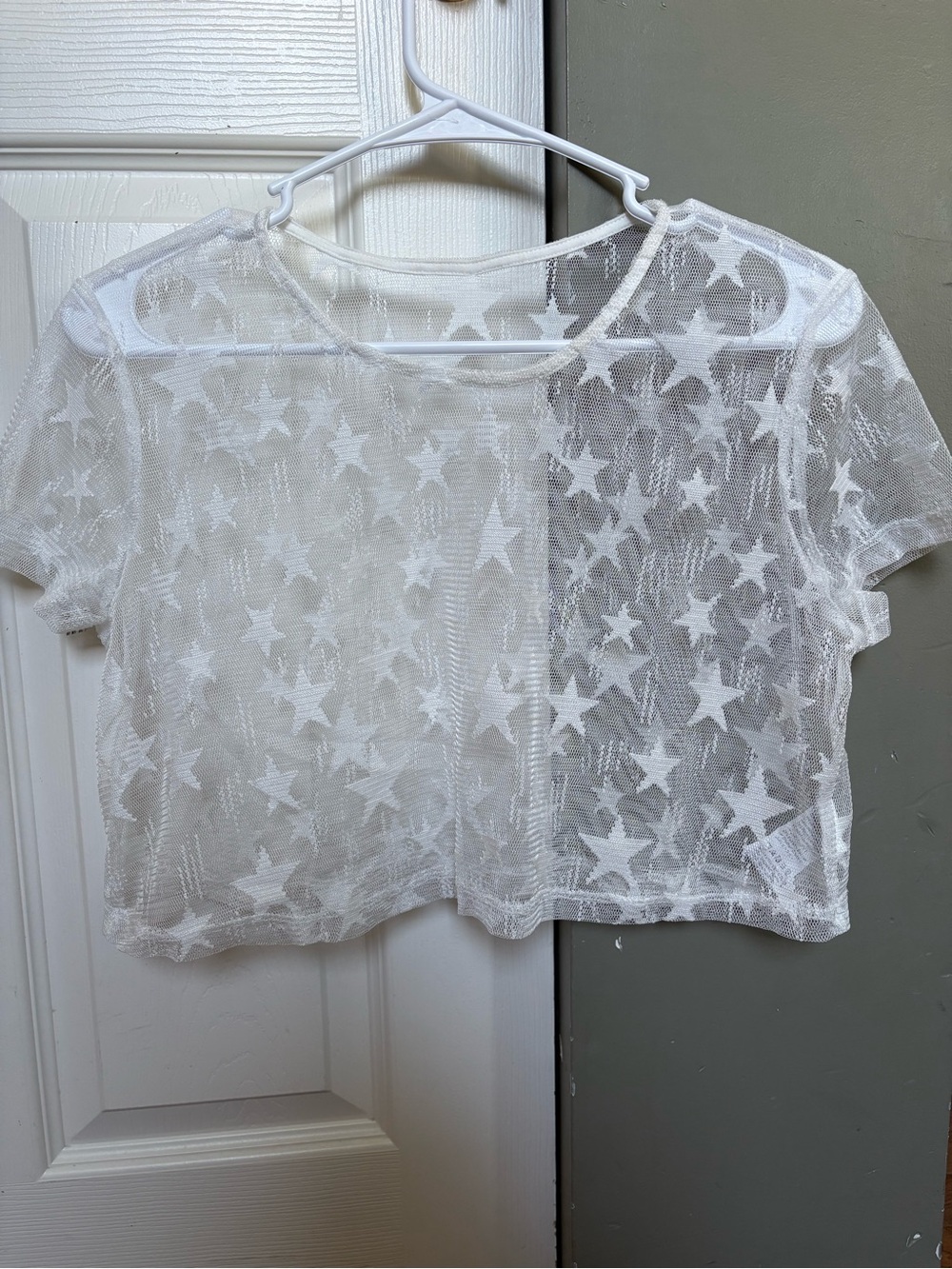 Sheer Star Top